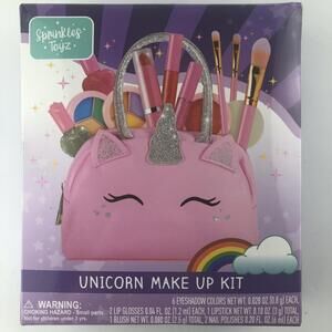 Sprinkles Toyz Makeup Kit for Little Girls Pink Glitter Unicorn Purse gift